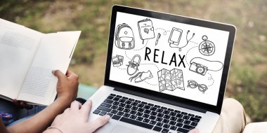 İnsanlar ve kavram rahatla