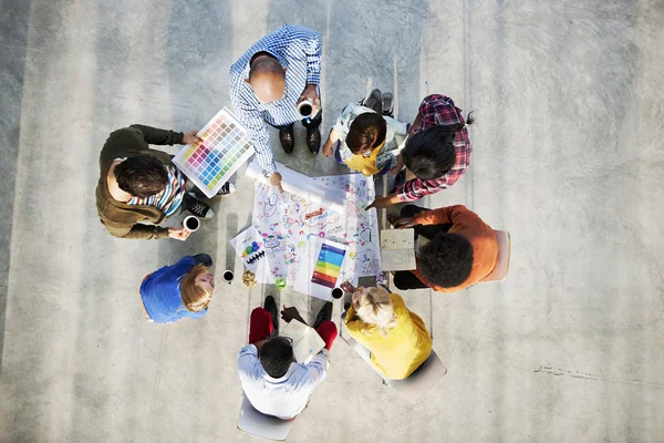 Diverse Designers Having a Meeting — Stock Photo, Image