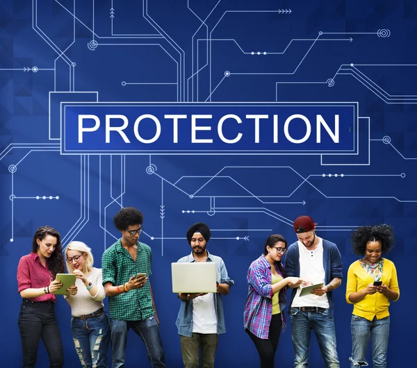 Protection Privacy Policy Concept — Stock Photo, Image