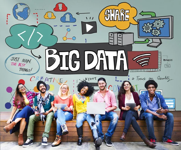 Conceito de Big Data — Fotografia de Stock