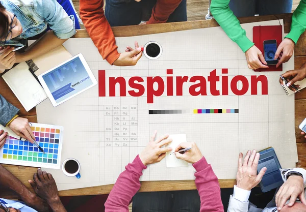 Inspiráció, motiválni innováció fogalma — Stock Fotó