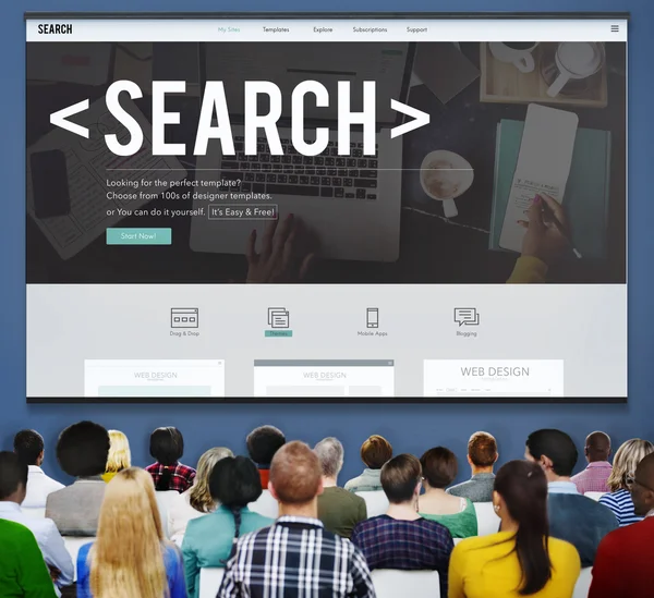 Search Searching Exploration Concept — Stock Photo, Image