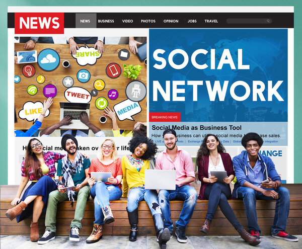 Социальная сеть, Концепция подключения
