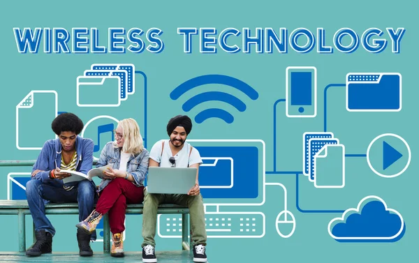 Wireless Technology Concept — Stock Photo, Image
