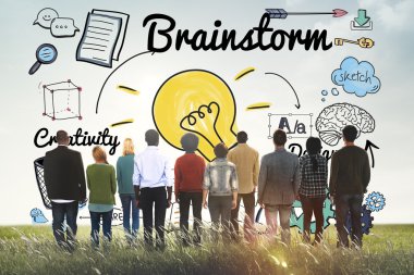 Çok ırklı insanlar ve beyin fırtınası kavramı