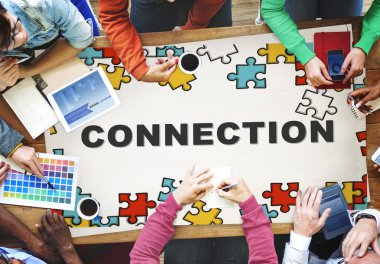 Bağlantı, sosyal medya kavramı