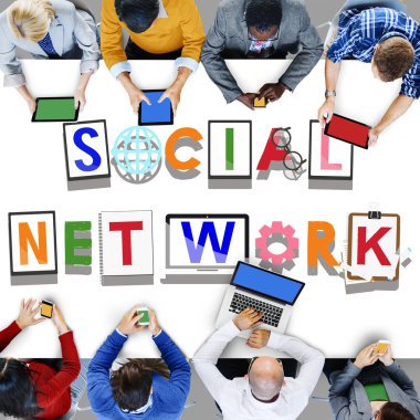 Ofiste çalışan iş ekibi.