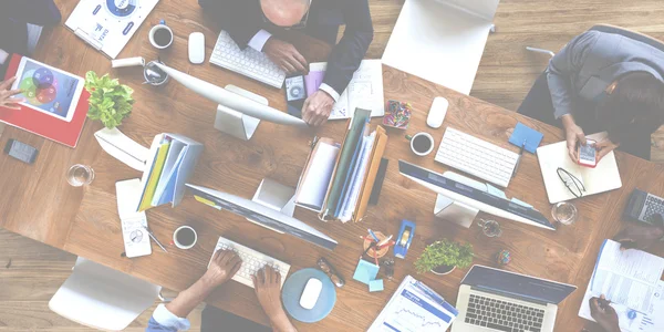 Group of Business People Working in the Office Concept — Stock Photo, Image