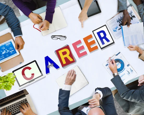 Group of people working together — Stock Photo, Image