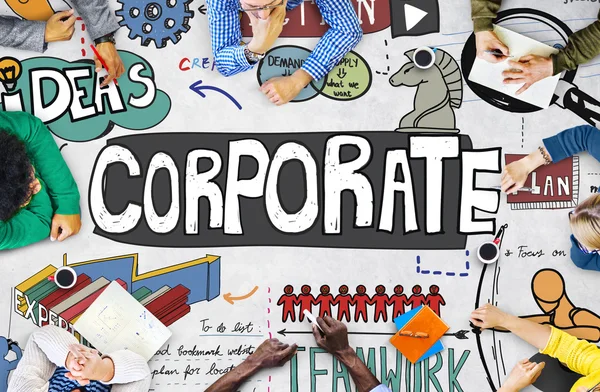 Концепция корпоративного бизнеса — стоковое фото