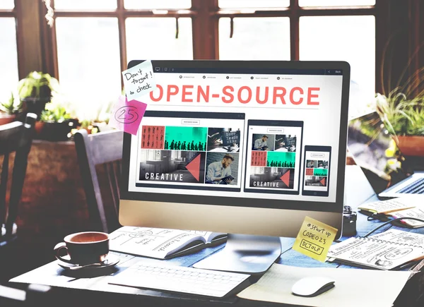 Open Source Developer Program Concept — Stock Photo, Image