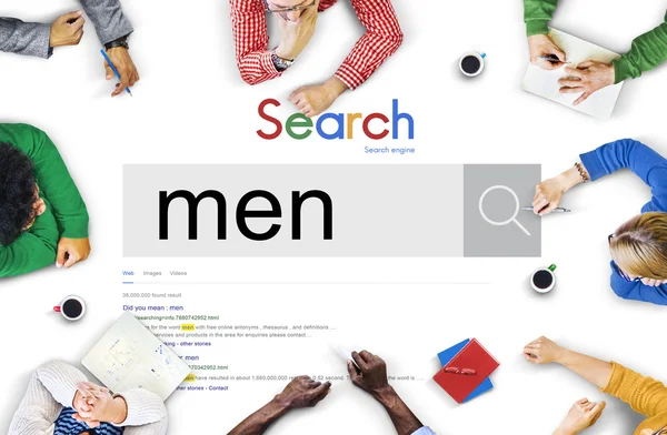 Men, People, Staff Concept — Stock Photo, Image