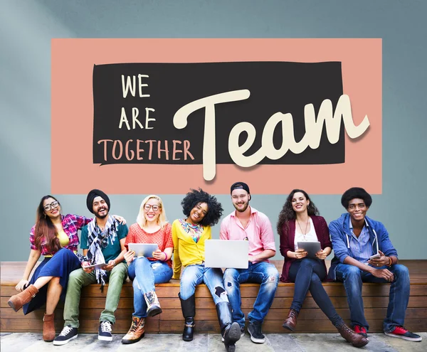 People and Team Teamwork Togetherness Concept — Stock Photo, Image