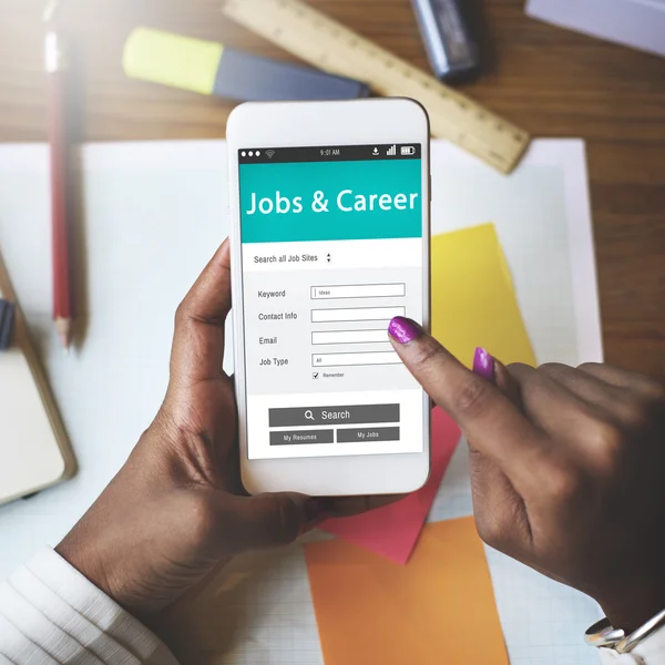Job Search Career — Stock Photo, Image