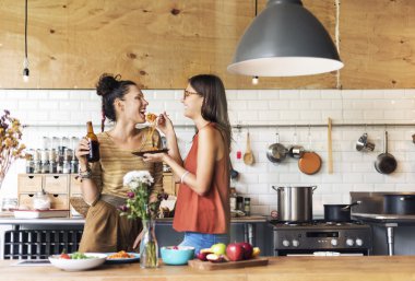 Arkadaşlar Şef yemek kavramı