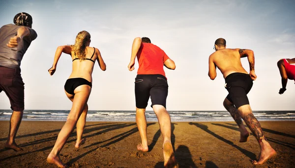 Summer Beach Conceito de Amizade — Fotografia de Stock