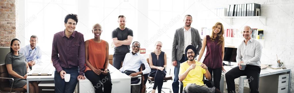 business people working in office 