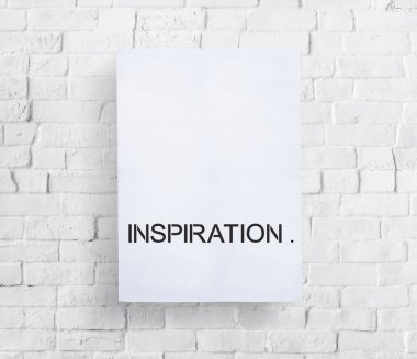 Arka plan metin ile: ilham