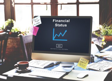 Modern ofis çalışma alanı, ofis, banka donatımı 