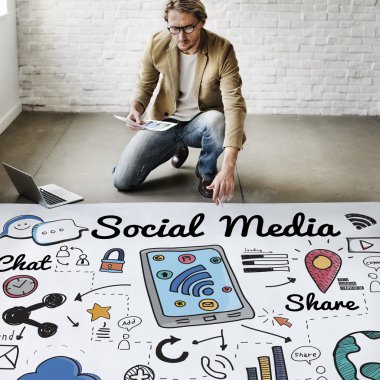 sosyal medya ile çalışmak işadamı