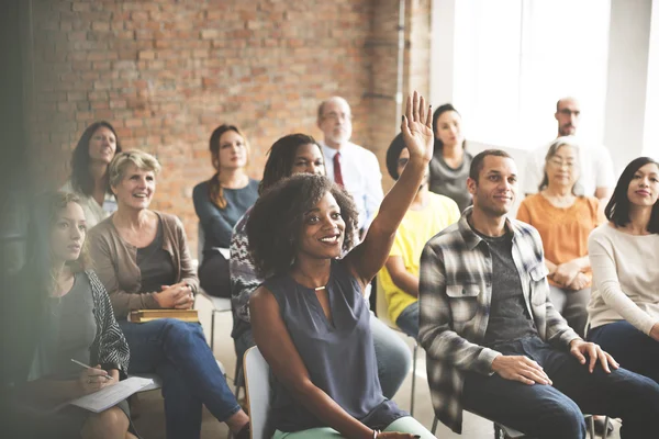 Diversità Persone all'incontro — Foto Stock