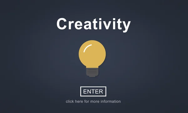 Modelo com conceito de criatividade — Fotografia de Stock