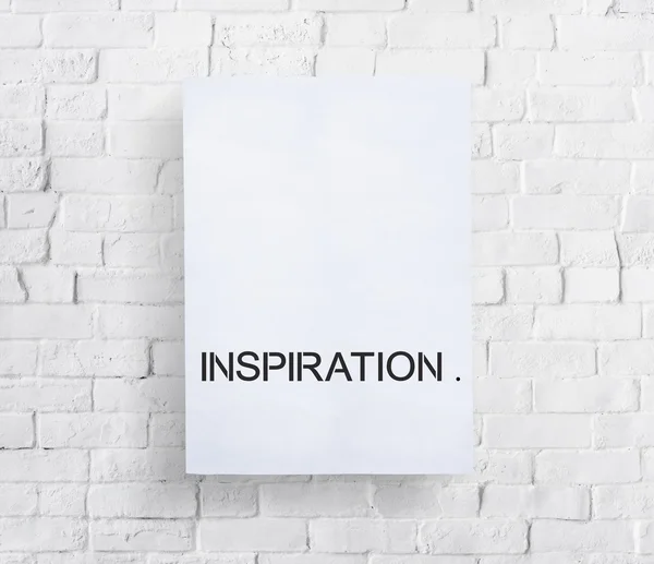 Fundo com texto: Inspiração — Fotografia de Stock