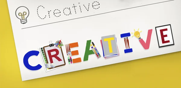 Creatieve ideeën Design Concept — Stockfoto