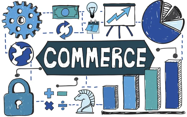 Commercio Commerciale Commerciale — Foto Stock
