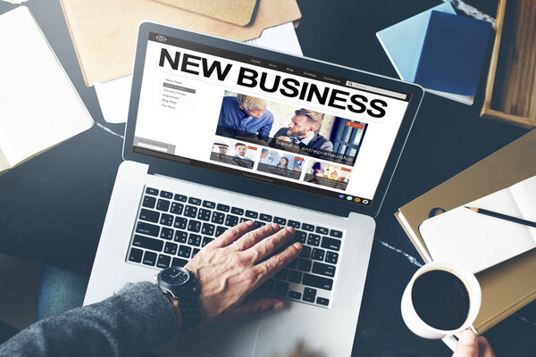 Man working with computer