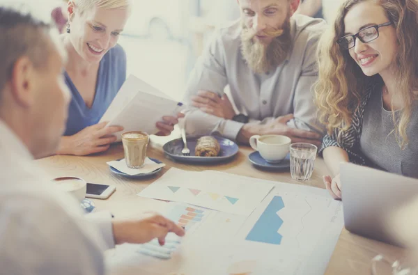 Verksamhet team har möte — Stockfoto