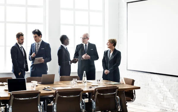 Business Tem diskuterar — Stockfoto