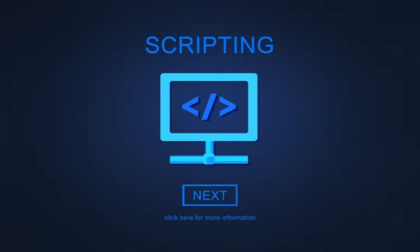 Modèle avec concept de script — Photo