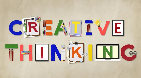 Idee di pensiero creativo Concetto di innovazione — Foto Stock