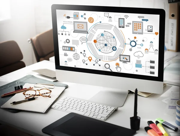 Concepto de tecnología de la información —  Fotos de Stock