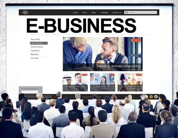 E-Business handel Concept — Stockfoto