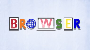 renkli grafik harfler