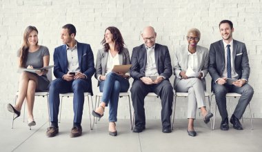 Grup beyin fırtınası halkı, tartışmak ve bir şeyler planlıyor