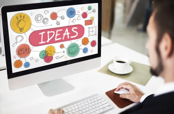 Ideas y concepto de misión — Foto de Stock