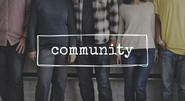 Diversity people with community — Stock Photo, Image