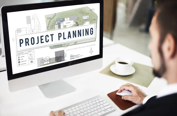 Concepto de planificación de proyectos — Foto de Stock