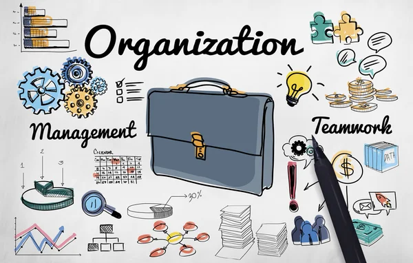 組織管理の概念 — ストック写真
