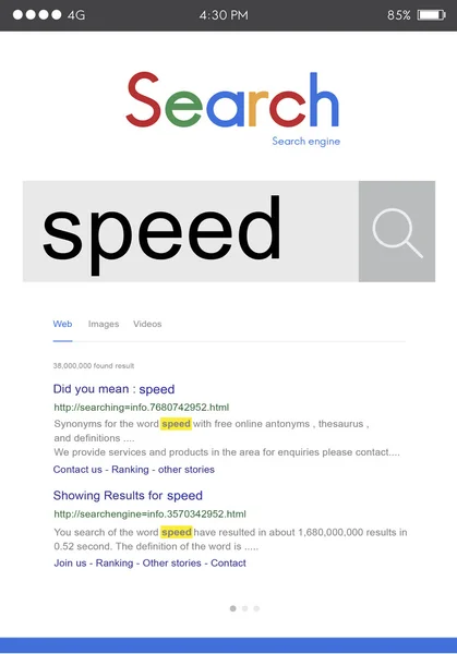 Internet Search Concept — Stock Photo, Image