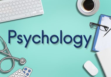 Arka plan metin ile: Psikoloji