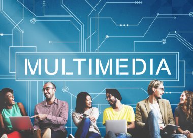 Multimedya duvarla çeşitlilik arkadaşları