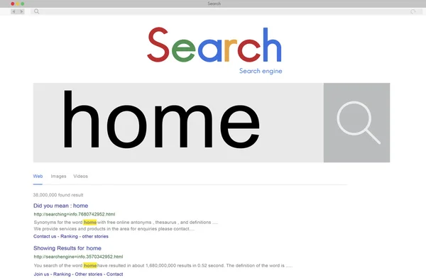Διαδίκτυο Αναζήτηση έννοια — Φωτογραφία Αρχείου