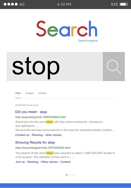 Internet Search Concept — Stock Photo, Image