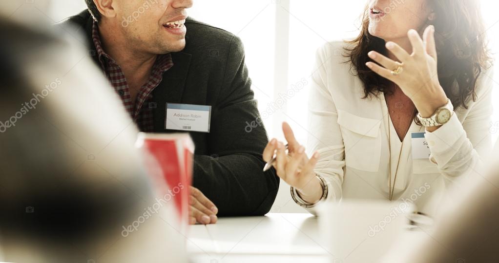 Diversity people at meeting 