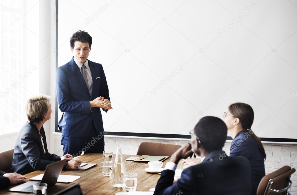Business People Discussing