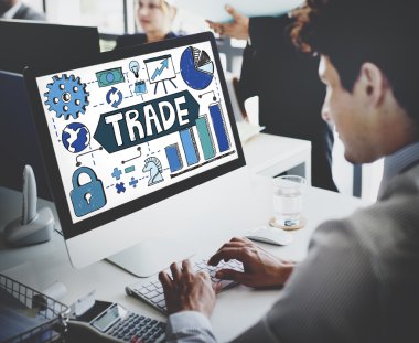 bilgisayar ile ticaret monitör